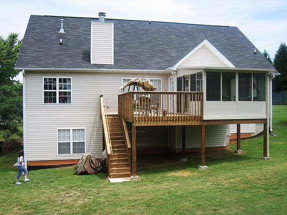 Newly Expanded Deck and Florida Room