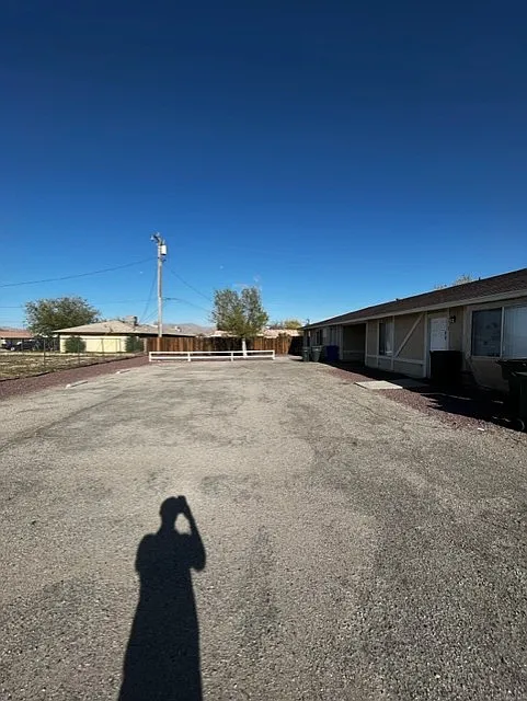 Private parking area
