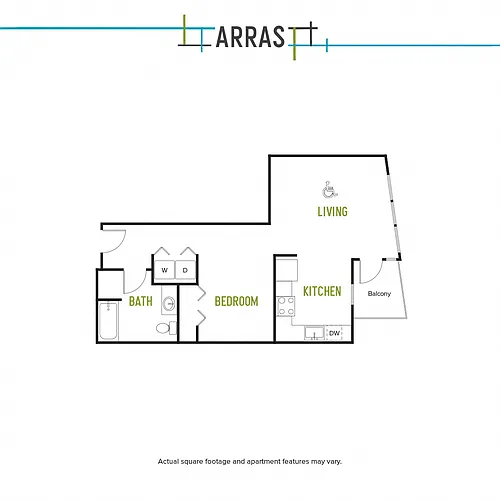 Floor plan Studio B2