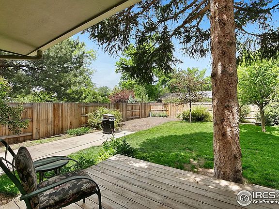 Backyard view from deck