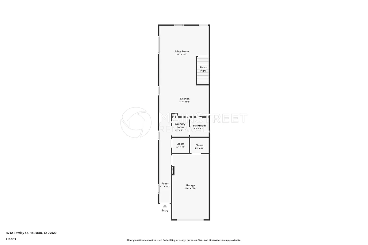Photo 2 of 17 - 4712 Rawley St #B - Houston, TX Floor Plan - 4712 Rawley St #B