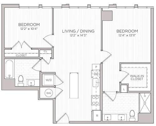 Floor plan B2 2B