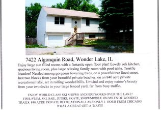 7422 Algonquin Rd, Wonder Lake, IL 60097