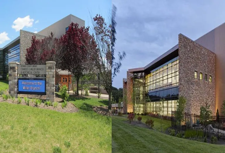 Miller branch HC Library - across the street