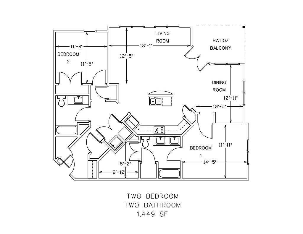 Floor plan The Corner Carolina
