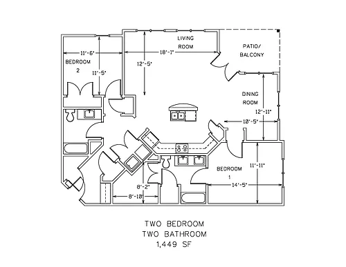 Floor plan The Corner Carolina