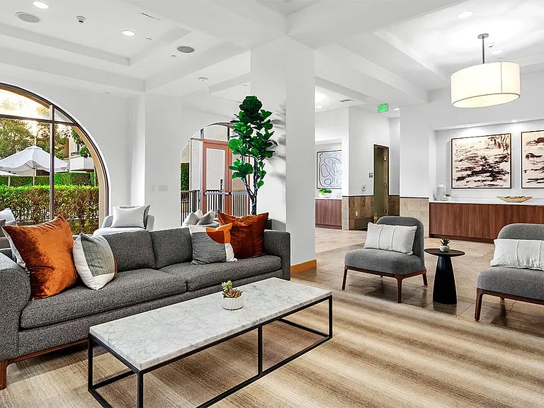 Newly renovated resident lounge