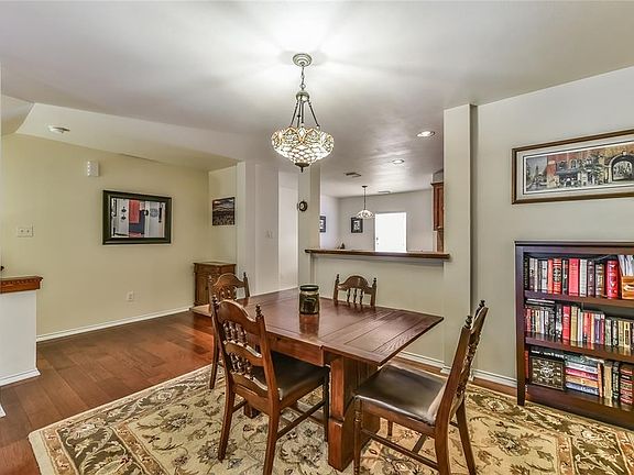 Dining Room, see the raw edge breakfast bar.