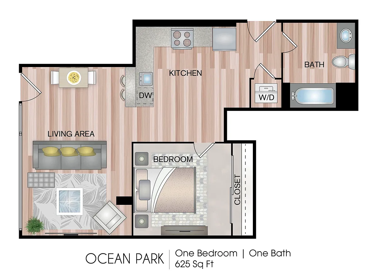 Floor plan Ocean Park