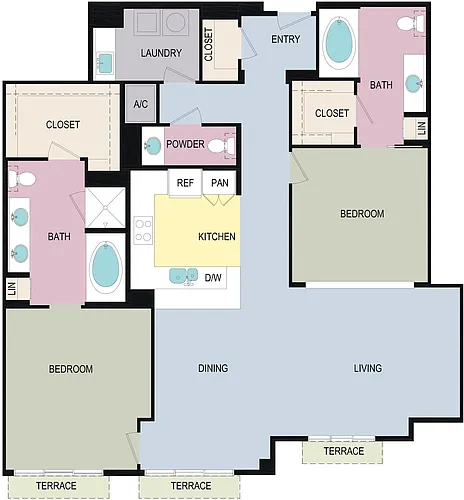 Floor plan 2BR