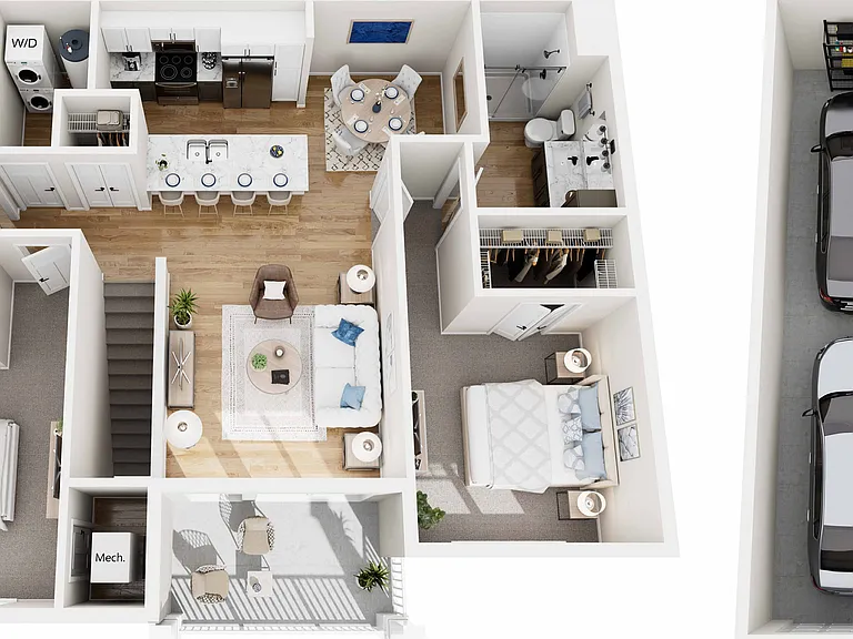 Floor Plan 2F | Seasons at Spring Street | Apartments in Mount Pleasant, WI Floor Plan 2F | Seasons at Spring Street | Apartments in Mount Pleasant, WI