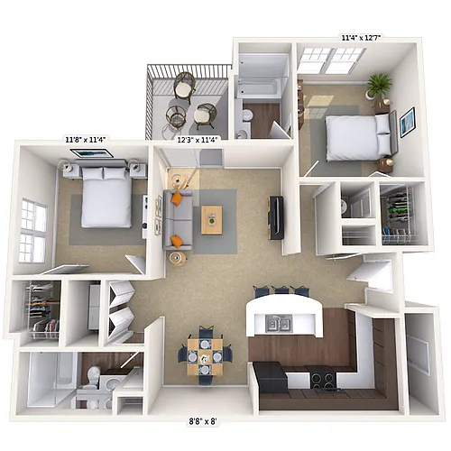 Floor plan Silver Palm