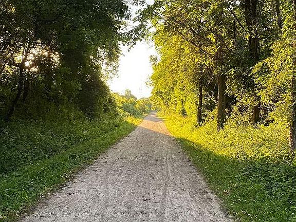 Nature trails just a few steps up the street!