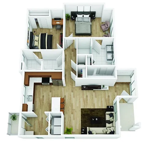 Floor plan 2B