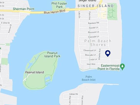 Palm Beach Shores on Singer Island, Fl 33404. No thru traffic in Palm Beach Shores. No public parking. Quiet/Safe/Exclusive. Only 4 tenants in this complex.