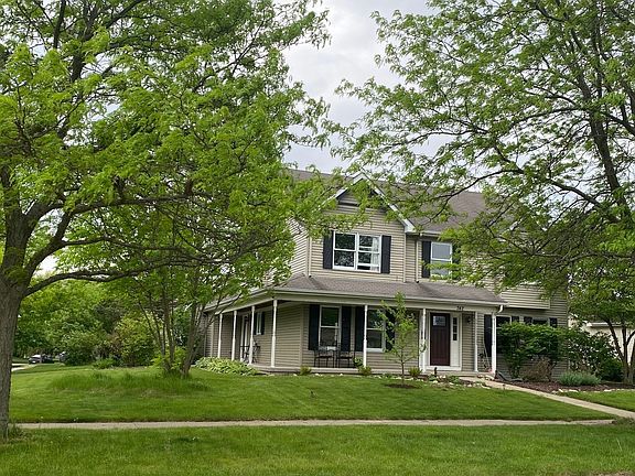 Stately home, full front porch and wrap around side porch.