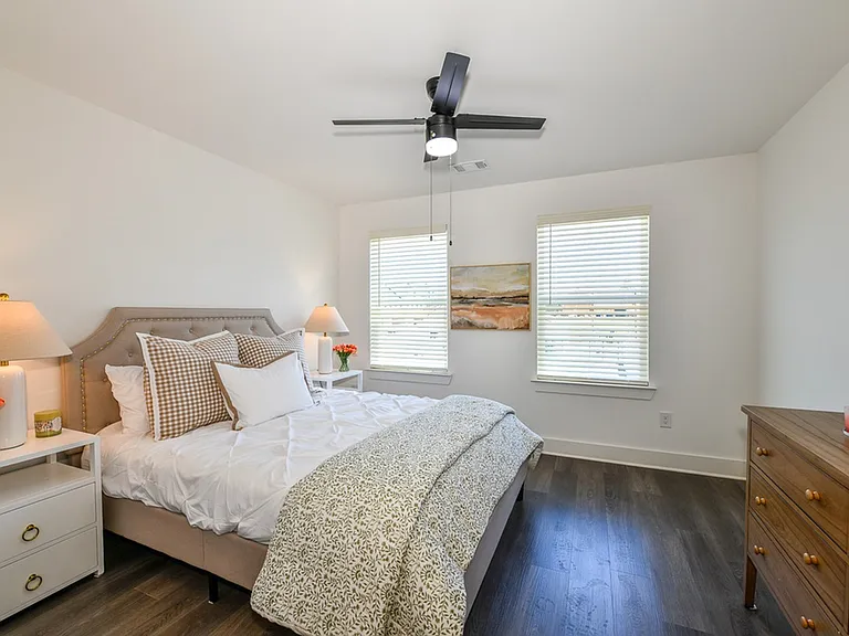 Ceiling Fans in Bedrooms and Living Area