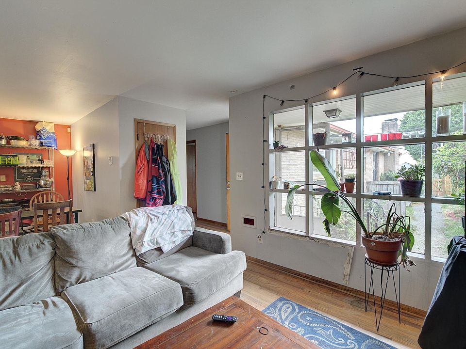 Living room looking out front west facing window