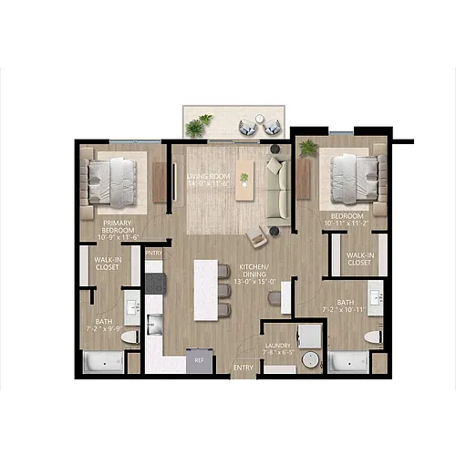 Floor plan Elio