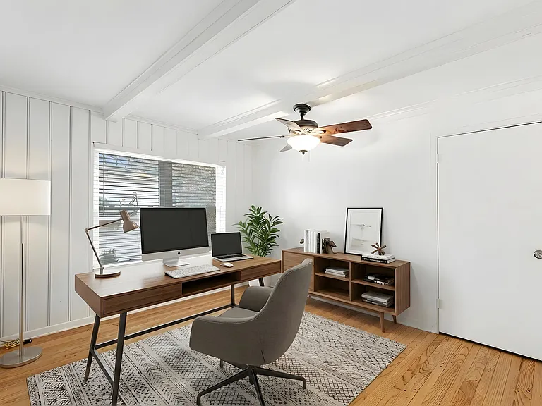 2nd Bedroom, staged as an office