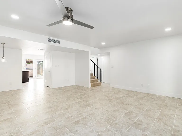 Spacious front living room