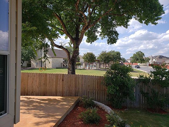 Backyard view/community pool