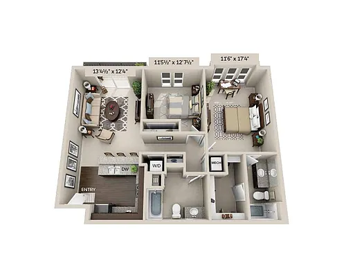Floor plan B1