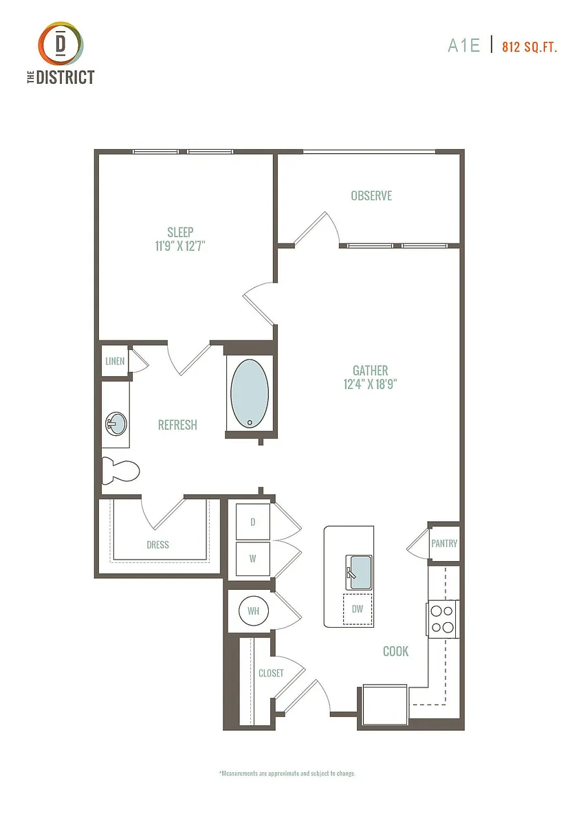 Floor plan A1E