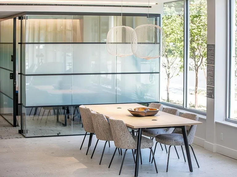 Lounge with multiple seating areas