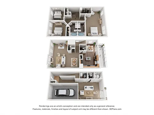 Floor plan Terris Townhome