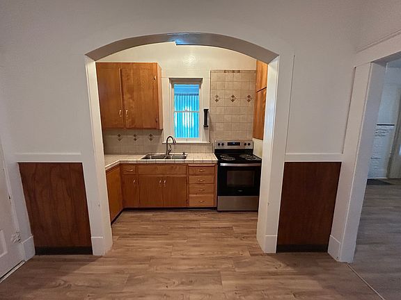 kitchen view from breakfast area