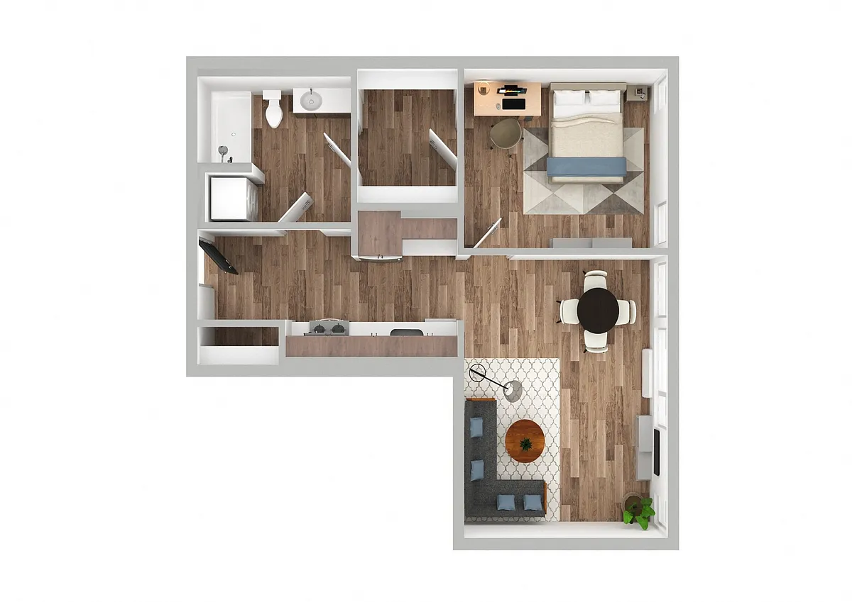 Floor plan 1B