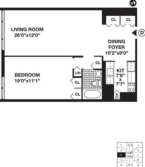 1st image of 395 S End Ave APT 19D