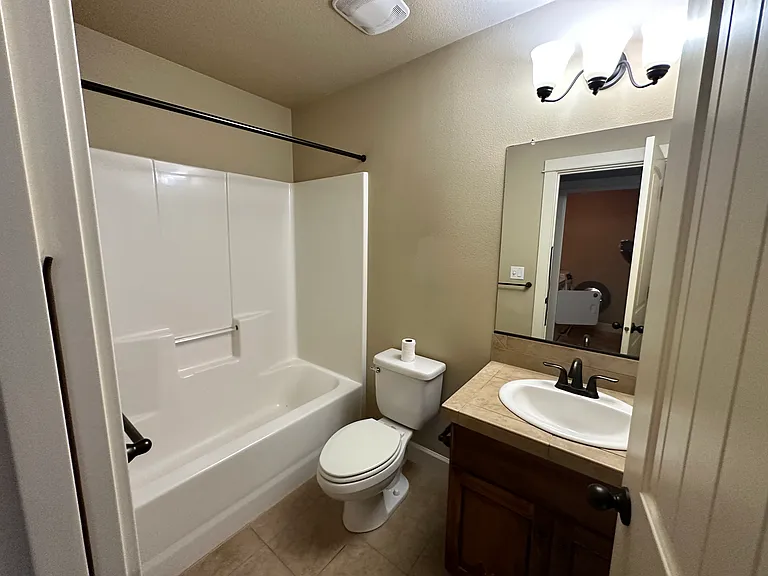 Additional full bath on second level