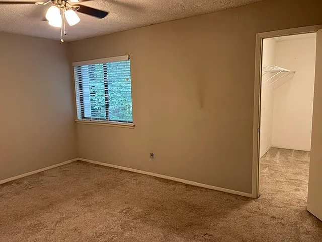 Master Bedroom with large walk-in closet.