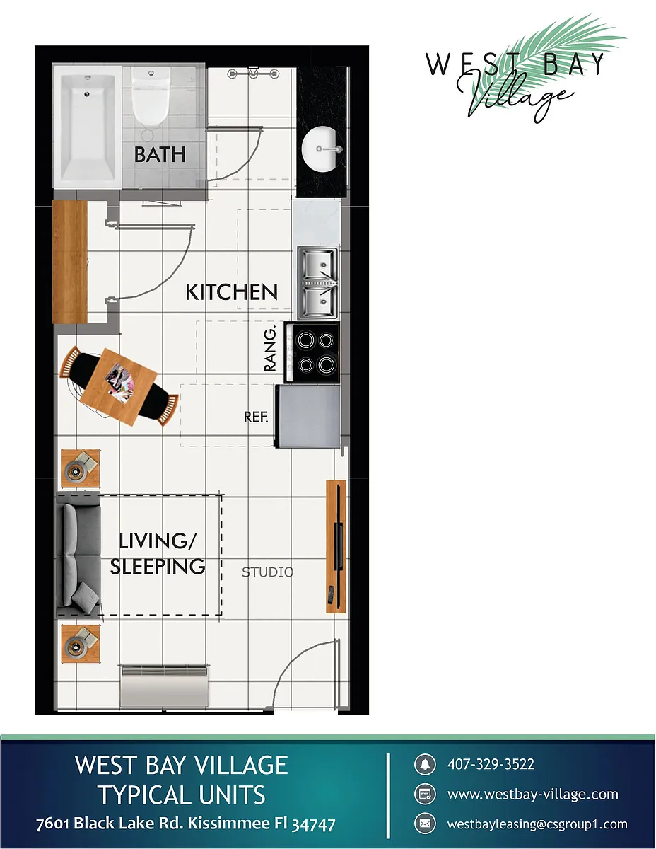 Floor plan Studio