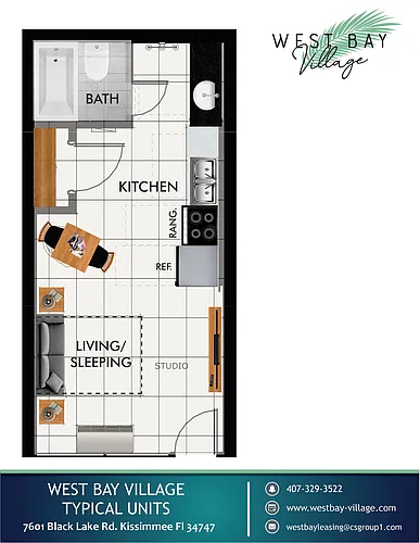 Floor plan Studio