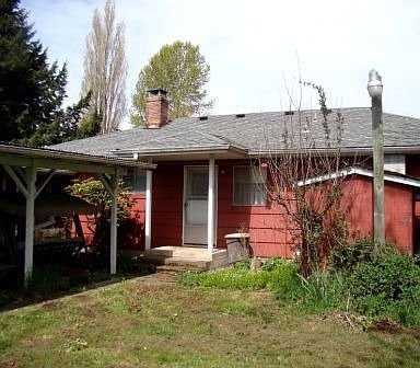 Back yard & covered patio