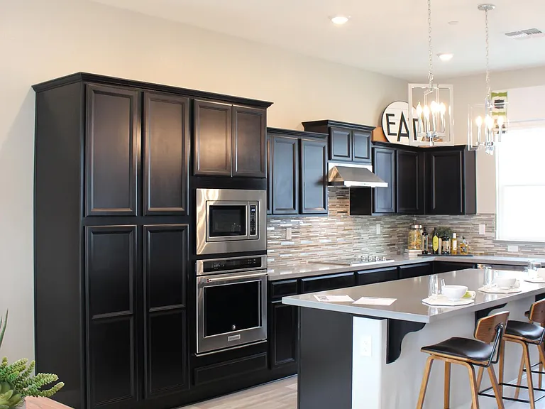 Kitchen and Island