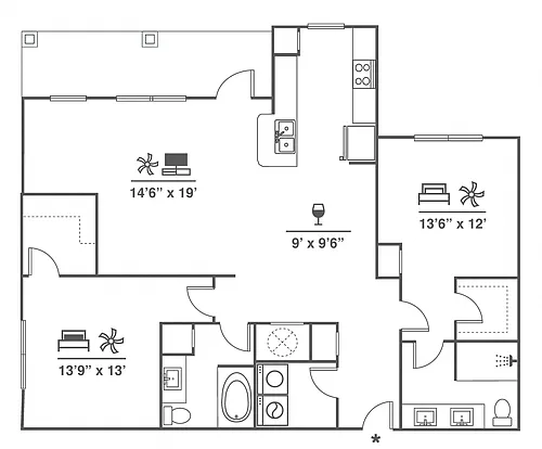 Floor plan B7