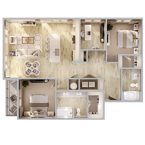 Floor plan B3D