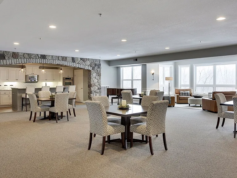 Huge party room with kitchen