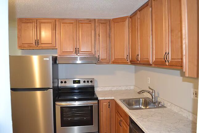 Updated kitchen with new appliances