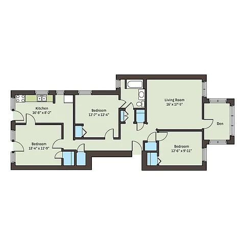 Floor plan 54523ba
