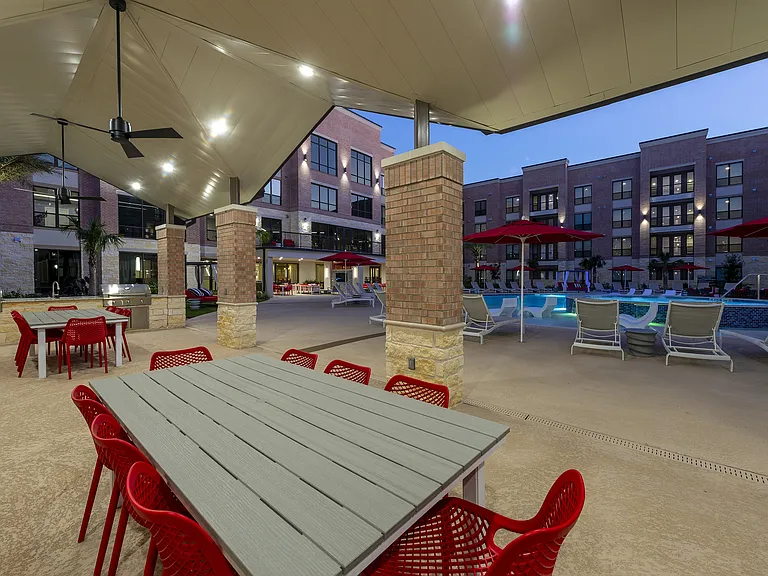 Poolside Cabana with Grills