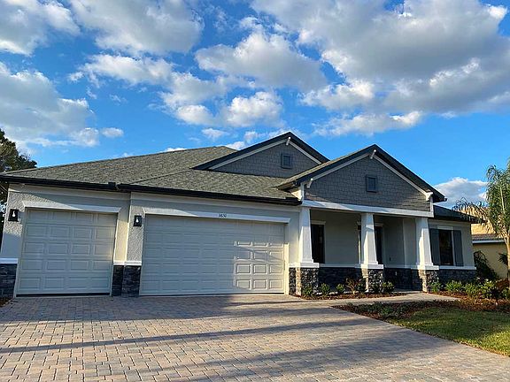 Joyce - Elevation 2 with Stone - 3-Car Garage