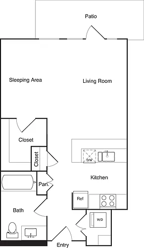Floor plan Flat 2