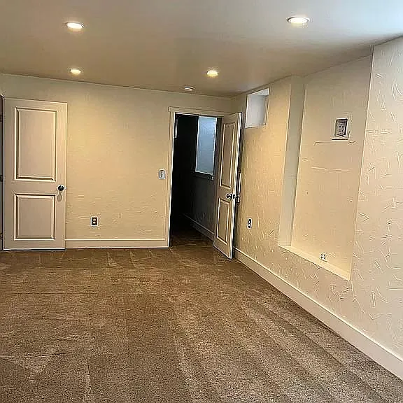 Wall-mount TV ready.