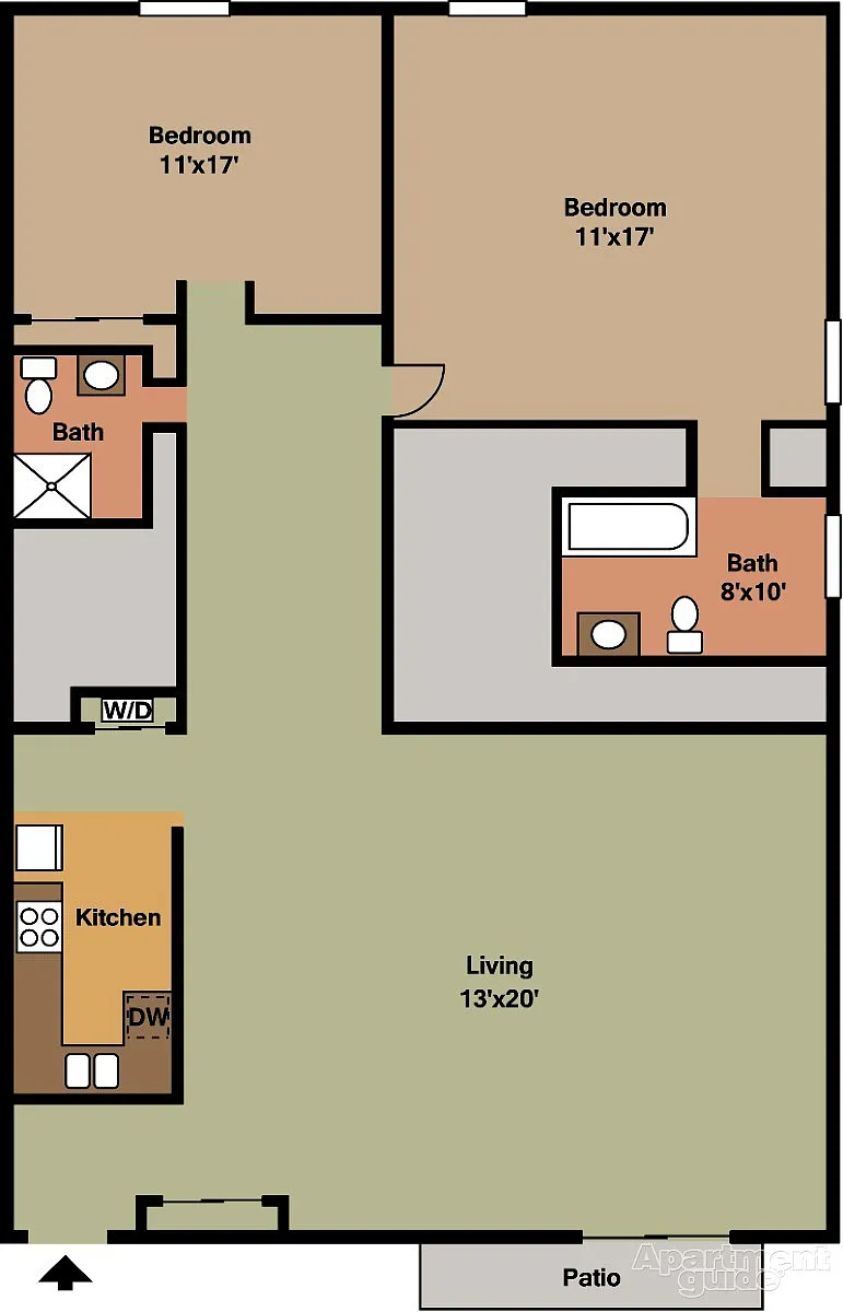 Floor plan Single Level Condo