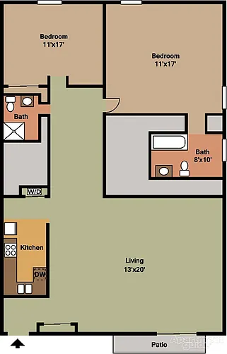 Floor plan Single Level Condo
